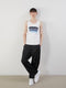 Crew Neck Printed Men's Sleeveless T-Shirt